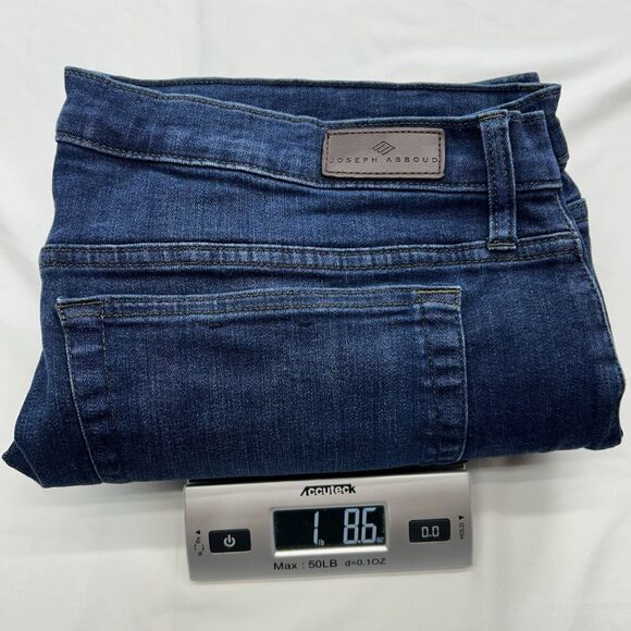 Joseph Abboud Jeans Men's 40 x 32 Dark Wash Blue Denim Straight Fit Whiskered - Picture 12 of 12